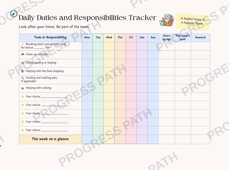 Daily Duties Tracker